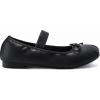 imageAthlefit Ballet Flats Shoes for Women Mary Jane Flats Bow Dressy Comfortable Round Toe Slip On Ballerina Flat ShoesBlack Pu
