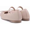 imageAthlefit Ballet Flats Shoes for Women Mary Jane Flats Bow Dressy Comfortable Round Toe Slip On Ballerina Flat ShoesNude Pu