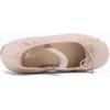 imageAthlefit Ballet Flats Shoes for Women Mary Jane Flats Bow Dressy Comfortable Round Toe Slip On Ballerina Flat ShoesNude Pu