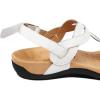 imageAthlefit Womens Orthopedic Arch Support Sandals Comfortable Thong TStrap Orthotic Casual Flat SandalsWhite