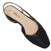 imageAthlefit Slingback Flats for Women Square Pointed Toe Two Toned Flats Wedding Pumps for WomenBlack