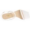 imageAthlefit Womens Strappy High Heels Square Open Toe Heeled Sandals Ankle Strap Dressy Wedding Party ShoesWhite