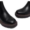 imageAthlefit Womens Chelsea Boots Platform Chunky Heel Slip On Elastic Lug Sole Ankle BootiesBlack