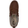 imageAthlefit Womens Lace Up Ankle Boots Casual Comfortable Lightweight Walking Flat Ankle BootiesBrown