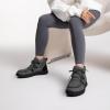 imageAthlefit Womens Lace Up Ankle Boots Casual Comfortable Lightweight Walking Flat Ankle BootiesFold Black