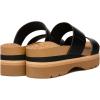 imageAthlefit Platform Sandals Women Summer Flatform Slides for Women Comfortable Arch Support Beach SandalsBlack