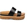 imageAthlefit Platform Sandals Women Summer Flatform Slides for Women Comfortable Arch Support Beach SandalsBlack