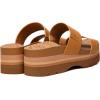 imageAthlefit Platform Sandals Women Summer Flatform Slides for Women Comfortable Arch Support Beach SandalsBrown