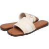 imageAthlefit Womens Flat Sandals Comfortable Slide Sandals Dressy Summer 2025Beige