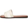 imageAthlefit Womens Flat Sandals Comfortable Slide Sandals Dressy Summer 2025Beige