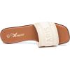 imageAthlefit Womens Flat Sandals Comfortable Slide Sandals Dressy Summer 2025Beige