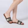 imageAthlefit Womens Flat Sandals Comfortable Slide Sandals Dressy Summer 2025Black Gold