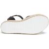 imageAthlefit Womens Platform Espadrille Wedge Sandals Comfortable Open Toe Buckle Sandals for Summer CasualBlack