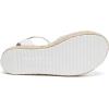 imageAthlefit Womens Platform Espadrille Wedge Sandals Comfortable Open Toe Buckle Sandals for Summer CasualWhite