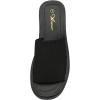 imageAthlefit Womens Slip On Platform Sandals Comfortable Open Toe Summer Flatform Slide SandalsBlack