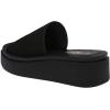 imageAthlefit Womens Slip On Platform Sandals Comfortable Open Toe Summer Flatform Slide SandalsBlack
