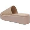 imageAthlefit Womens Slip On Platform Sandals Comfortable Open Toe Summer Flatform Slide SandalsNude