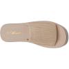 imageAthlefit Womens Slip On Platform Sandals Comfortable Open Toe Summer Flatform Slide SandalsNude