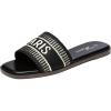 imageAthlefit Womens Flat Sandals Comfortable Slide Sandals Dressy Summer 2025Black