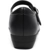imageAthlefit Mary Jane Flats for Women Dressy Ballet Flats Shoes Comfortable Round Toe Buckle Work Flat ShoesBlack