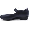 imageAthlefit Mary Jane Flats for Women Dressy Ballet Flats Shoes Comfortable Round Toe Buckle Work Flat ShoesBlue