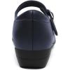 imageAthlefit Mary Jane Flats for Women Dressy Ballet Flats Shoes Comfortable Round Toe Buckle Work Flat ShoesBlue