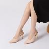 imageAthlefit Womens High Stiletto Slingback Heels Elegant Closed Square Toe Dress Pumps Shoes for Bridal Wedding Work PartyNude