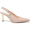 imageAthlefit Womens High Stiletto Slingback Heels Elegant Closed Square Toe Dress Pumps Shoes for Bridal Wedding Work PartyNude