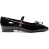 imageAthlefit Womens Mary Jane Flats Dressy Comfortable Square Toe Ballet Flats Shoes with Buckle StrapBlack