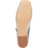 imageAthlefit Womens Mary Jane Flats Dressy Comfortable Square Toe Ballet Flats Shoes with Buckle StrapSilver