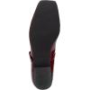 imageAthlefit Womens Mary Jane Flats Dressy Comfortable Square Toe Ballet Flats Shoes with Buckle StrapWine Red