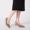 imageAthlefit Womens Slingback Kitten Heels Closed Pointed Toe Bowknot Pumps Dress Shoes for Work Wedding Dancing PartyLight Coffee
