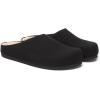 imageAthlefit Womens Slip On Suede Clogs Comfortable Cork Footbed Mules Shoes with Arch Support for Nurse Work Outdoor TravelBlack