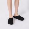 imageAthlefit Womens Slip On Suede Clogs Comfortable Cork Footbed Mules Shoes with Arch Support for Nurse Work Outdoor TravelBlack