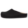 imageAthlefit Womens Slip On Suede Clogs Comfortable Cork Footbed Mules Shoes with Arch Support for Nurse Work Outdoor TravelBlack