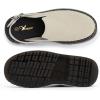 imageAthlefit Womens Slipon Suede Clogs Comfortable Latex Footbed Slingback Mules with Adjustable Strap for Work Walking Daily WearApricot