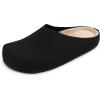 imageAthlefit Womens Slip On Suede Clogs Comfortable Cork Footbed Mules Shoes with Arch Support for Nurse Work Outdoor TravelBlack