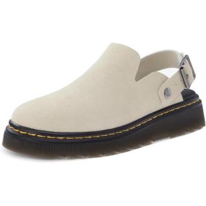imageAthlefit Womens Slipon Suede Clogs Comfortable Latex Footbed Slingback Mules with Adjustable Strap for Work Walking Daily WearApricot