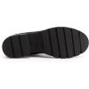 imageAthlefit Womens Ankle Boots Comfortable Lug Sole Chunky Low Heel Zipper Short BootiesBlack