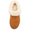 imageArhlefit Platform Slippers for Women Slipon Winter Warm Fuzzy Fluffy Suede Slippers Shoes for House Indoor and OutdoorChestnut