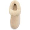 imageArhlefit Platform Slippers for Women Slipon Winter Warm Fuzzy Fluffy Suede Slippers Shoes for House Indoor and OutdoorSand