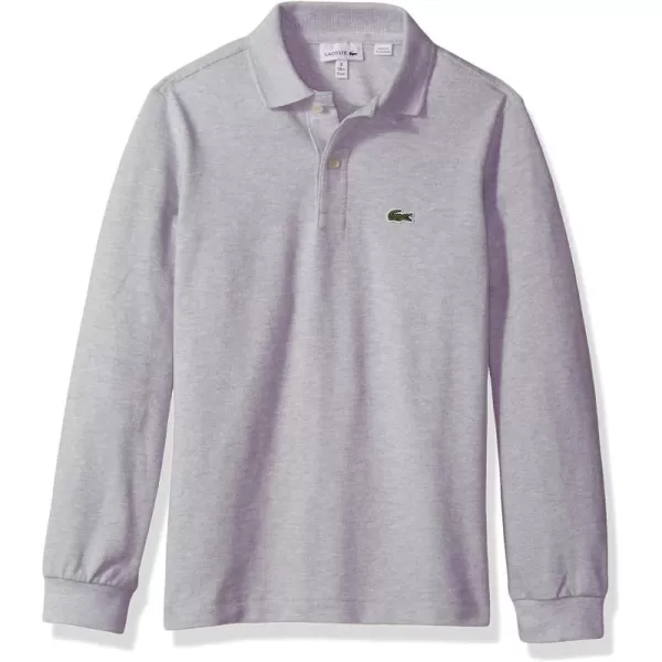 Lacoste Boys' Big Long Sleeve Classic Solid Pique Polo