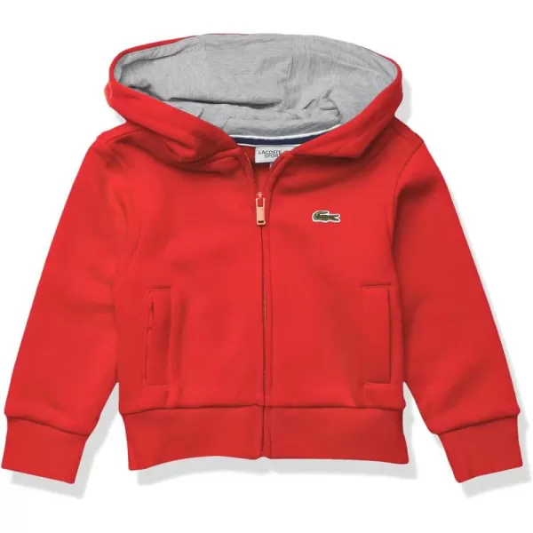 Lacoste Kids Sport Hooded Fleece Sweatshirt