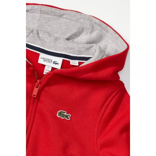 Lacoste Kids Sport Hooded Fleece Sweatshirt