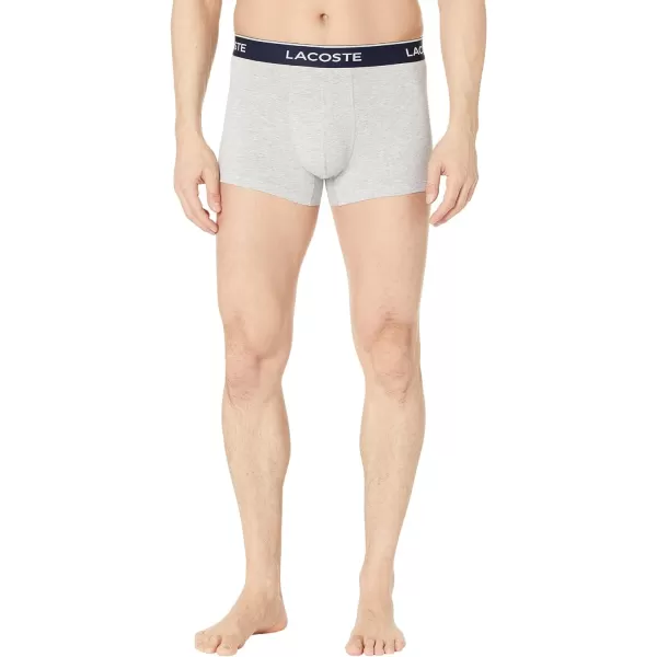 Lacoste Men's Casual Classic 3 Pack Cotton Stretch Trunks