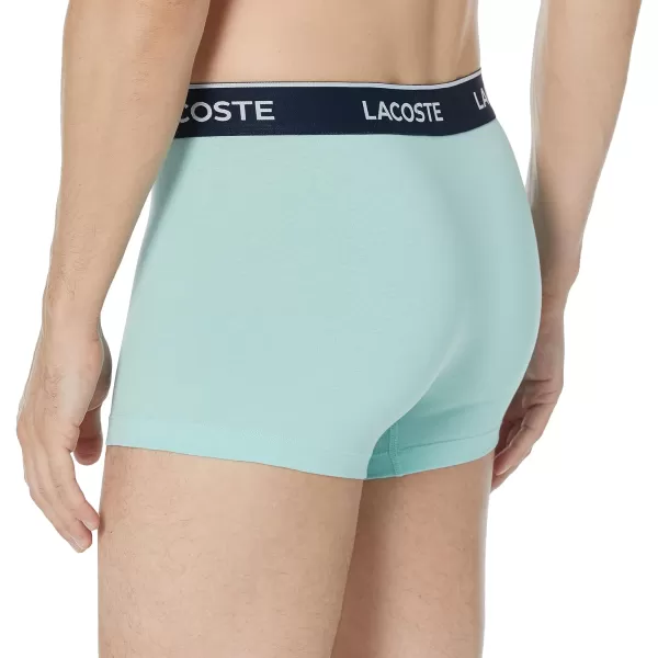 Lacoste Men's Casual Classic 3 Pack Cotton Stretch Trunks