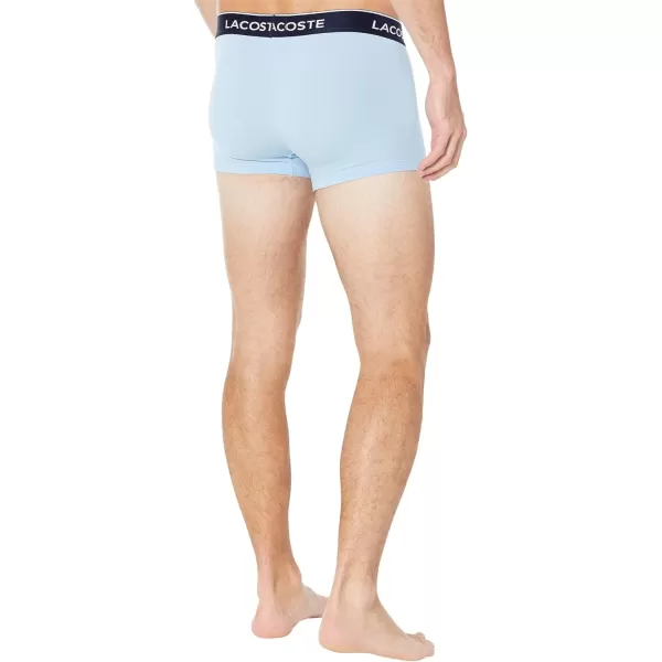 Lacoste Men's Casual Classic 3 Pack Cotton Stretch Trunks