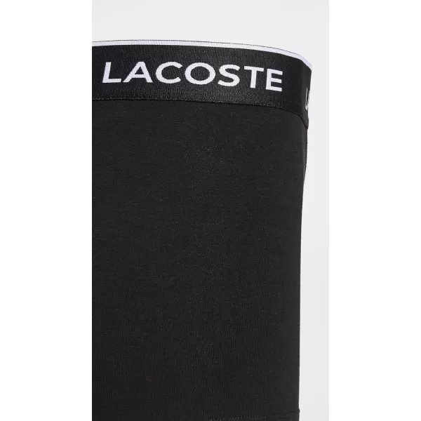 Lacoste Men's Casual Classic 3 Pack Cotton Stretch Trunks
