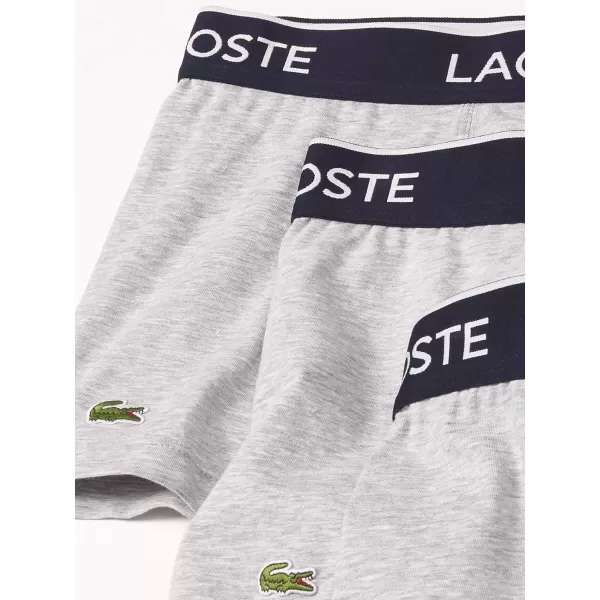Lacoste Men's Casual Classic 3 Pack Cotton Stretch Trunks