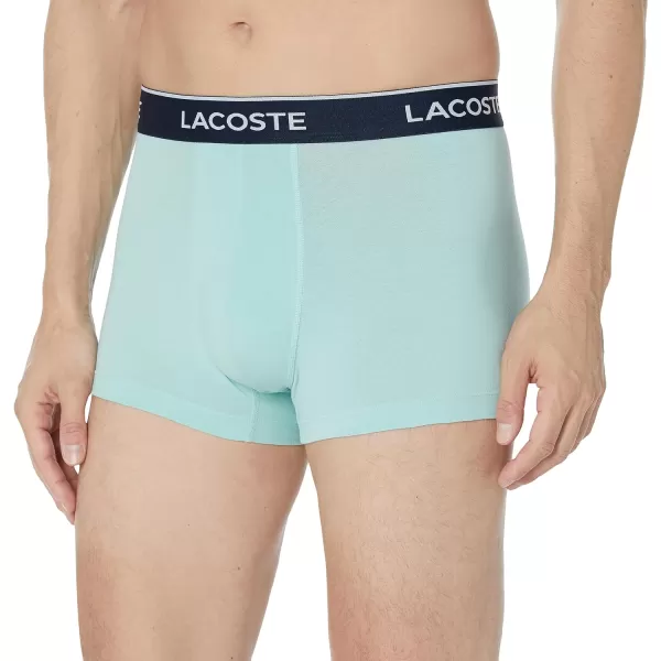 Lacoste Men's Casual Classic 3 Pack Cotton Stretch Trunks